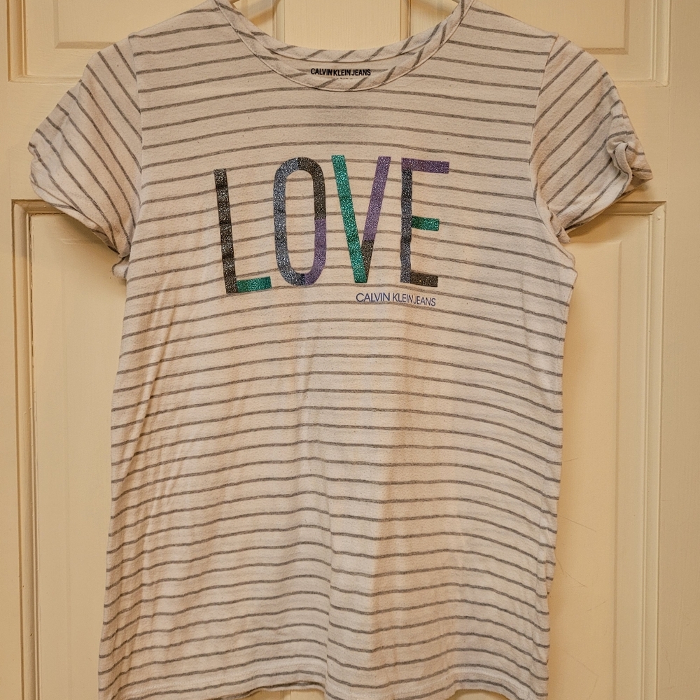 Calvin Klein Love Tee, cool T-shirt, graphic T